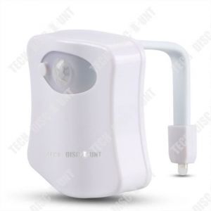 TD® Éclairage automatique toilettes Lampe pour cuvette WC Veilleuse WC LED détecteur de présence de mouvement Abattant