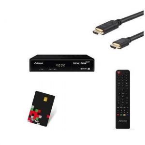 STRONG SRT 7404 R&eacute;cepteur satellite +c&acirc;ble HDMI + CARTE- Haute d&eacute;finition HD ME