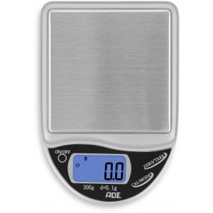 Balance de cuisine digitale - ADE - POCKET - Plastique ABS - De 01 &agrave; 300 Gr - Inclus 2 piles AAA