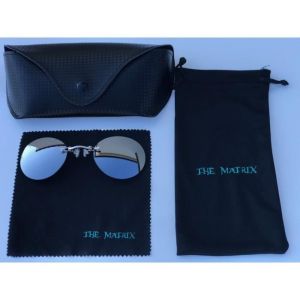 Lunettes - MORPHEUS - MATRIX 4 - Argent - Protection UVA UVB 400 - Lentilles Fum&eacute;es Effet Miroir