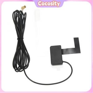 Cocosity Antenne radio DAB Antenne Antenne &eacute;olienne DAB de Voiture Connecteur SMB Fem 90 &deg; LAntenne de Voiture DAB a auto antenne