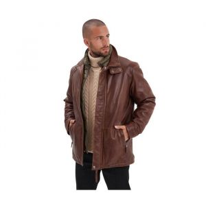 Veste en cuir homme Daytona Ref 61483 Bison