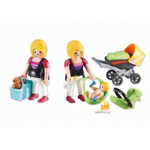 Playmobil - 6447 - Maman avec Bébé et Enceinte - Emballage Plastique pas de boîte en carton455