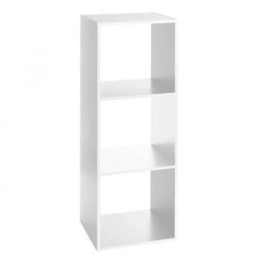 &Eacute;tag&egrave;re 3 Cases Mix nModul 100cm Blanc