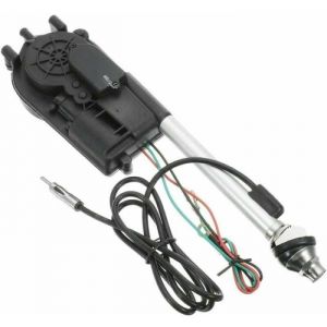 Antenne électrique automatique - ZVD - 39 pouces - Acier inoxydable - FM/AM - Installation facile