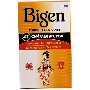 BIGEN POUDRE COLORANTE CHATAIN MOYEN 47