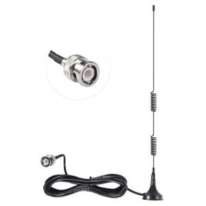 20-1300MHz mâle BNC - Antenne Vhf Uhf Radio Amateur De Police Scanner De Radio Mobile Base Magnétique Ante