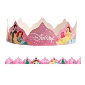 Lot de 4 Couronne de galette des rois Princesse Disney - Epiphanie Feve Fete