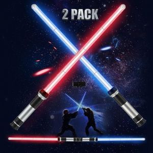 en 1 enfants épée lumineuse vie sabre laser jouet épée flexible jouets pour Noël Halloween anniversaire