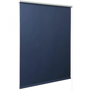 WOLTU Store enrouleur occultant en polyester avec thermique Installation rapide et directement sans perçage 60x160cm Bleu