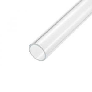 Tuyau Tube Acrylique SOURCING MAP 31mm ID 35mm OD 35cm Long Rigide Rond Lampes Lanterne Syst&egrave;me refroidissement eau Transparent