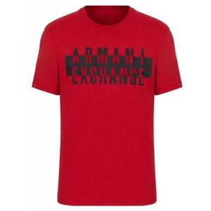 Tee-shirt - ARMANI EXCHANGE - 6HZTGD-ZJH4Z-1851 - Rouge - Col rond - Manches courtes