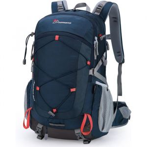 TCJMAY SARL-Sac &agrave; dos 40L rando homme/femme housse pluie camping trekking 55x35x25 cm