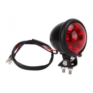 SURENHAP Feu arrière de moto Feu arrière LED rond rétro de moto universel pour moto 12 V auto phare