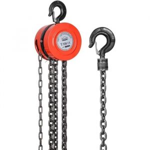 Palan Manuel à Chaine avec Crochet Robuste treuil a chaine 1 tonne DEWINNER 3m de Levage max Rouge