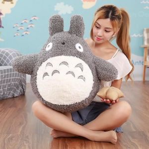Blanc - 70 cm - Jouets en peluche Totoro Butter Anime pour enfants Grande taille Dessin anim&eacute; Peluche douc