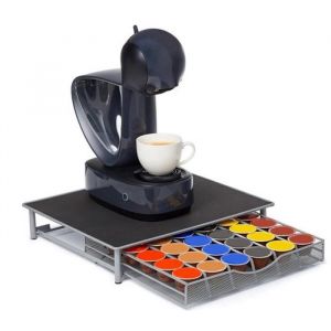 Porte capsules caf&eacute; empilable HUOLE - Compatible Dolce Gusto - Rangement pratique pour 36 capsules