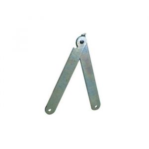 Compas de tr&eacute;teaux - CIME - Droit et gauche - Acier zingu&eacute; - Ouverture 275 mm - Lot de 2