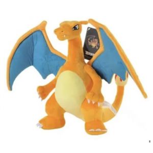 Peluche Pok&eacute;mon Dracofeu 30 cm &ndash; Jouet de collection &ndash; Peluche douce pour enfant et fan de Pok&eacute;mon