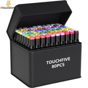 80 Couleurs Marqueurs Convient aux Enfants et Adultes Dessinant un Stylo dart &agrave; Colorier