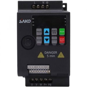 2.2KW 3HP VFD Variateur de Fr&eacute;Quence Monophas&eacute; &agrave; Triphas&eacute; Inverseur de Fr&eacute;Quence AC 220V &agrave; AC 0-220V Inverseur de Commande de Mote