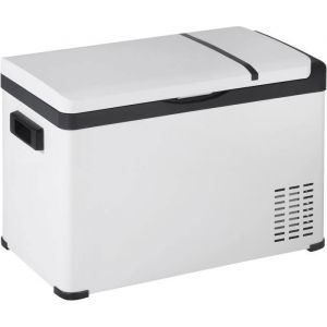WOLTU Mini Frigo de Voiture Petit R&eacute;frig&eacute;rateur Portable Chaud/Froid Glaci&egrave;re &Eacute;lectrique 30L 61 x 32 x 40 cm Blanc