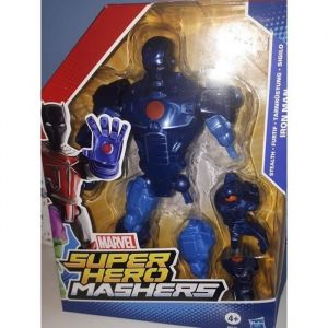 Figurine Marvel Super Hero Mashers - Iron Man Furtif Bleu