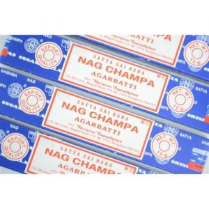 Encens Nag Champa - Satya Sai Baba - Lot de 60 b&acirc;tonnets - Relaxation et d&eacute;veloppement personnel