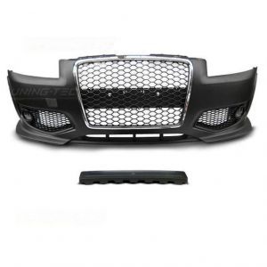 Pare choc avant pour Audi A3 8P 2005-2008 calandre chrome noir