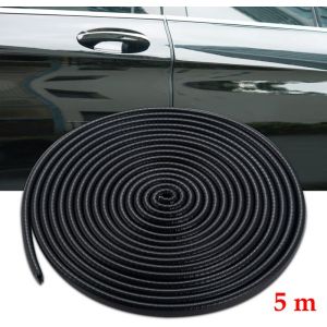 Bande de protection pour portière de voiture -BIGILANTUH- 5M - noir - en caoutchouc - forme en U