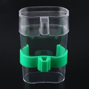 Shipenophy Mangeoire pour perroquets Mangeoire &agrave; eau pour oiseaux abreuvoir automatique pour perroquet animalerie accessoire