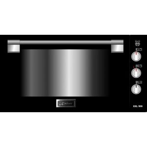 Four à gaz encastrable - Kaiser - EG 9371 - 90 cm - 98L - Autonettoyant noir verre