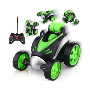 Voiture Télécommandée EnfantJouet Garçon Fille 3 4 5 6+ Ans Jeu Voiture Téléguidée 360° Mini Crawler Car Petit Moto Radiocommandée