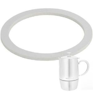 Joint pour cafeti&egrave;re italienne inox 300Ml - VEOHOME - Accessoire pour caf&eacute; moulu - Blanc
