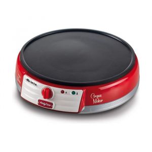 Cr&ecirc;pi&egrave;re - Ariete - 202ROUGE - &Eacute;lectrique - Antiadh&eacute;sif - Design ann&eacute;es 1950