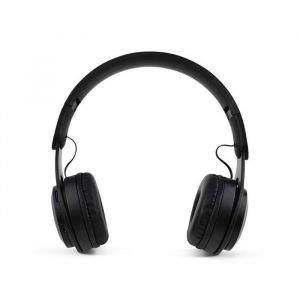 Dynabass - Casque stéréo bluetooth - Autonomie (5h) - Micro intégré - Boutons commande intégrés - Bandeau réglable - Noir