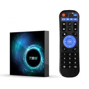 T95 Android 10.0 Smart TV Box Allwinner H616 Quad-core 64 bits 4K Media Player 6K HDR H.265 VP9 4GB - 64GB 2.4G WiFi 100M LAN LCD-1
