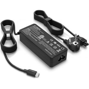 Chargeur Lenovo 65W USB C Ordinateur Portable pour Lenovo ThinkPad T470 T480 T580 T490 T590 E480 E580 E490 E590 Chromebook