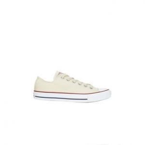 Baskets - CONVERSE - All Star Ox Homme - Ecru - Tige basse en textile - Semelle blanche en caoutchouc