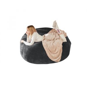 Pouf XXL 5 Pieds pour Adulte Fauteuil de Lecture Confortable pour Chambre et Balcon