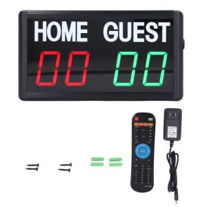 TMISHION Tableau de bord LED Tableau de Score &Eacute;lectronique LED Tableau de Bord du Jeu de Football de Basket‑ball linge lit
