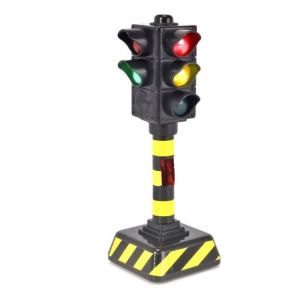 Feu Tricolore - 12cm - Fonctions Sonores et Lumineuses - D&egrave;s 3 Ans