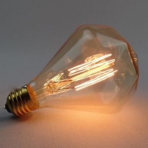YOLISTAR 220V-240V Edison Ampoule - Ampoule LED Vintage Lampe D&eacute;corative E27 - Diamant