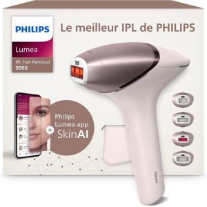 Philips Lumea S&eacute;rie 9900 BRI951/00 &Eacute;pilateur &agrave; lumi&egrave;re puls&eacute;e technologie SenseIQ