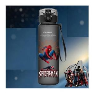 Gourde - SPIDERMAN - 565 ml - Bouchon pratique - Sangle - Étanche