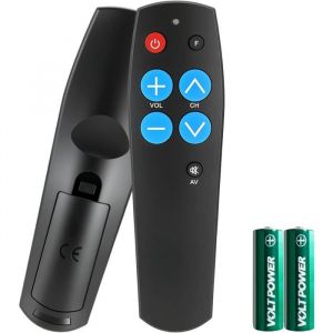 T&eacute;l&eacute;commande Tv Pour Personnes &Acirc;g&eacute;es Avec De Grandes Touches Facile &Agrave; Utiliser Et &Agrave; Configurer T&eacute;l&eacute;commande Universelle Po[XT801]