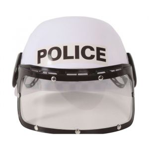 CASQUE DE POLICE  Blanc