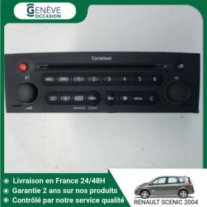 Autoradio - RENAULT - GRAND SCENIC II 2004-06 - Radio/CD/MP3 - Couleur Noir - Pi&egrave;ce dOccasion