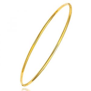 Bracelet plaqu&eacute; or rigide &Oslash;65 - SF Bijoux - 400841 - Adulte - Dor&eacute; - Femme