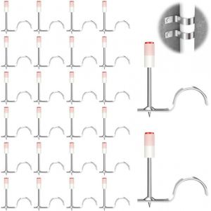 400 Pi&egrave;ces Clou Beton Cloueur Beton Clous pour Mini-73 mm Cloueuse pour Murale en B&eacute;ton et Plafond de Conduit de C&acirc;ble Fixation